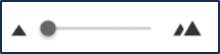A screenshot closeup of the timeline zoom slider.