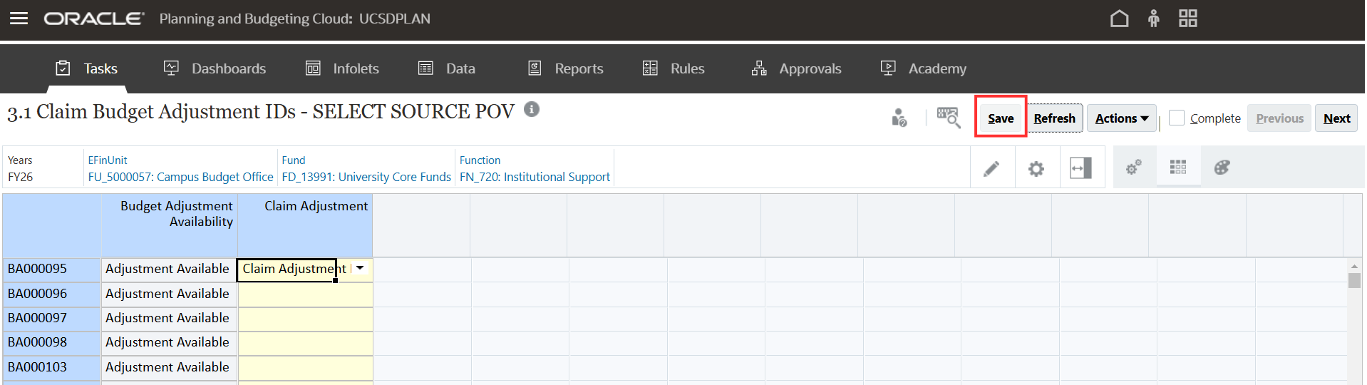 Task 3.1 Save