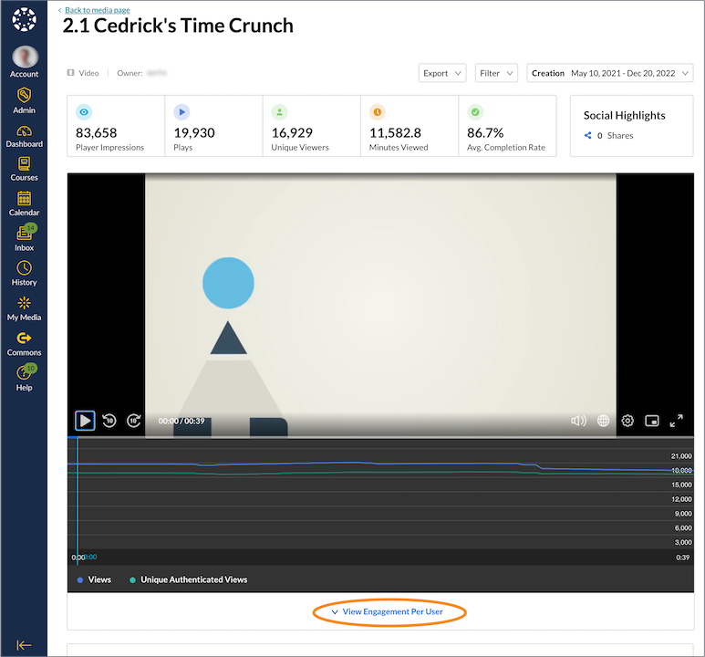 A screenshot of the "engagement per user" link.